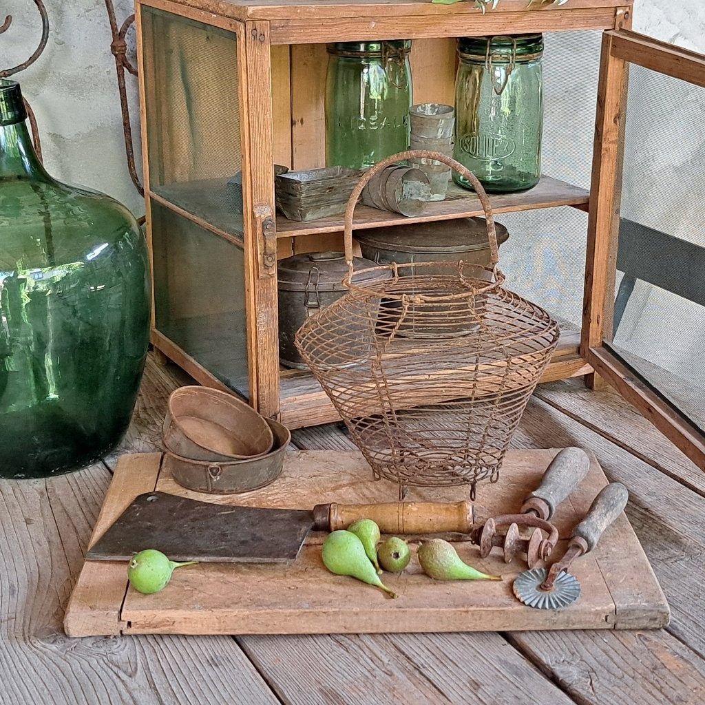 Oude brocante Franse snijplank broodplank plank *Etage3*, Gebruikt, ., Ophalen of Verzenden, .