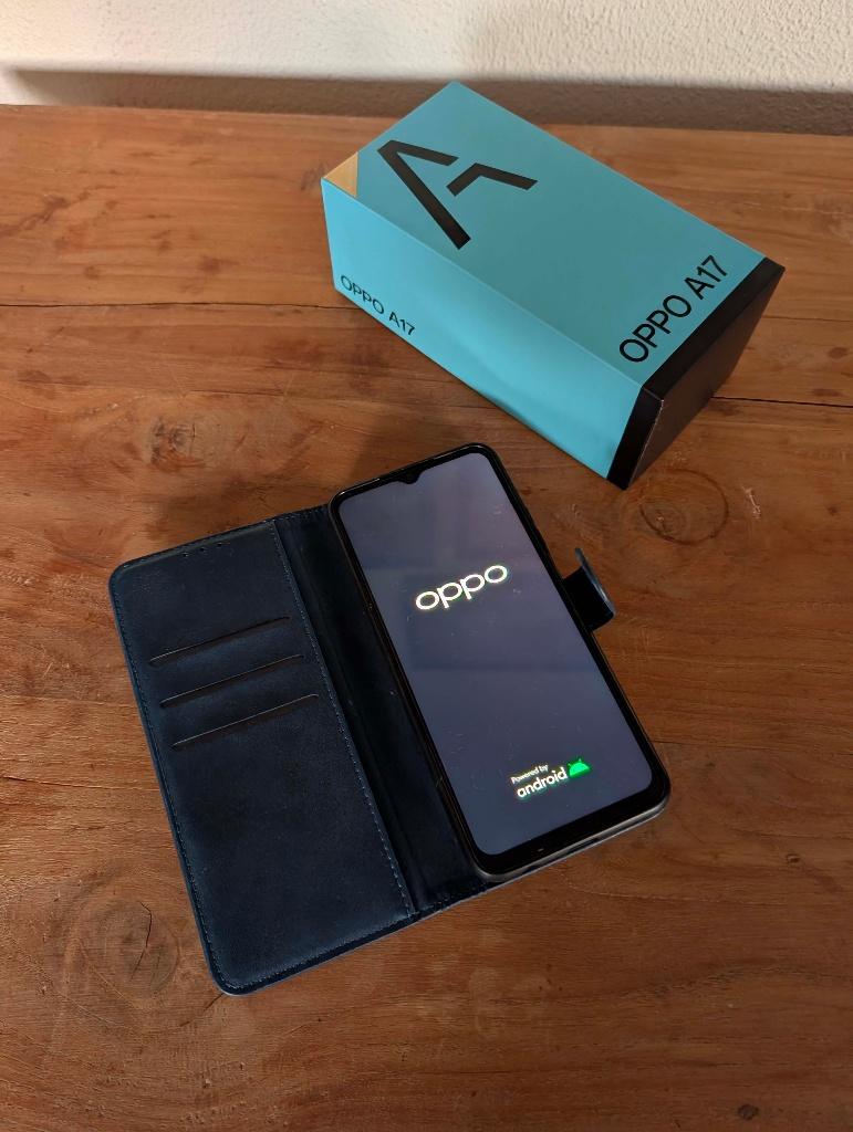 T.k. Oppo A17 Smartphone met beschermhoesje, Overige modellen, Ophalen of Verzenden, Zo goed als nieuw, Zonder simlock