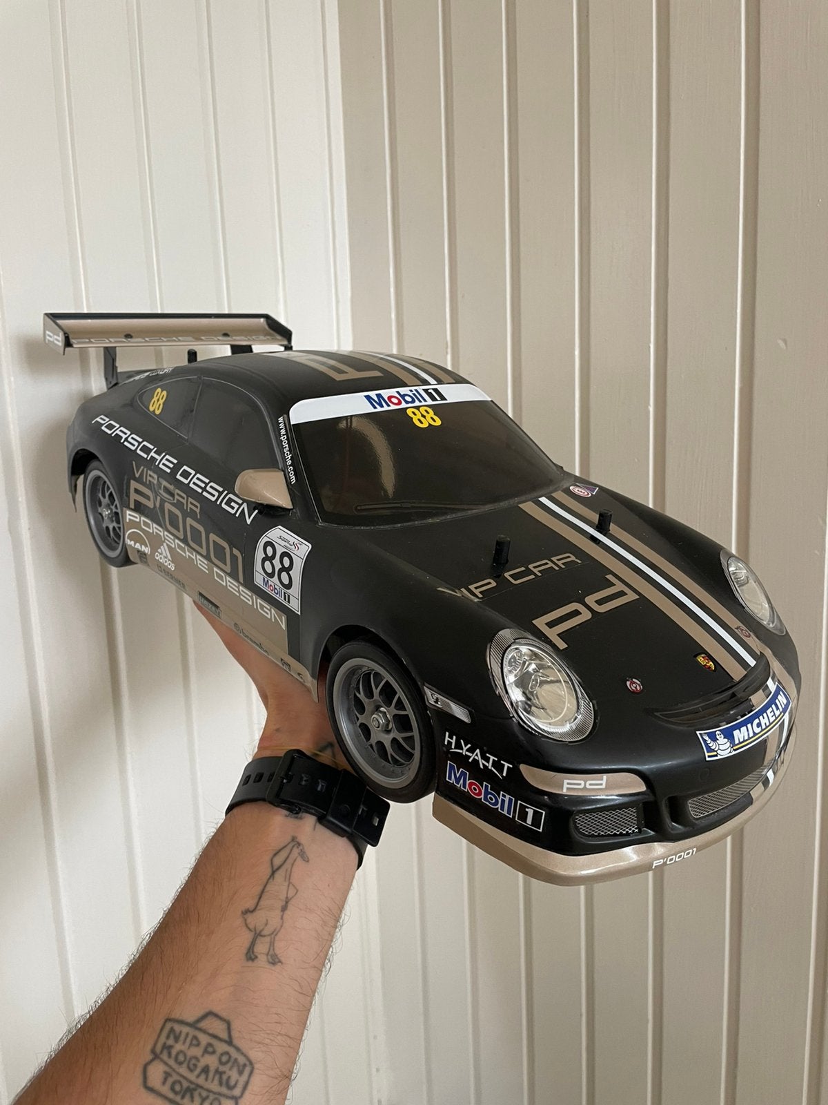 2007 PORSCHE 911 GT3 CUP VIP 2007 TT-01E, Hobby en Vrije tijd, Ophalen of Verzenden, Zo goed als nieuw, Auto