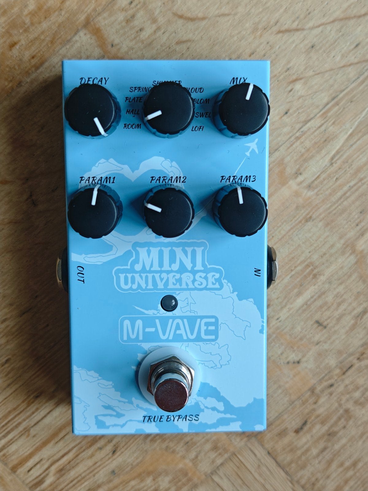 M-Vave Mini Universe Reverb, Muziek en Instrumenten, Ophalen of Verzenden, Zo goed als nieuw, Reverb
