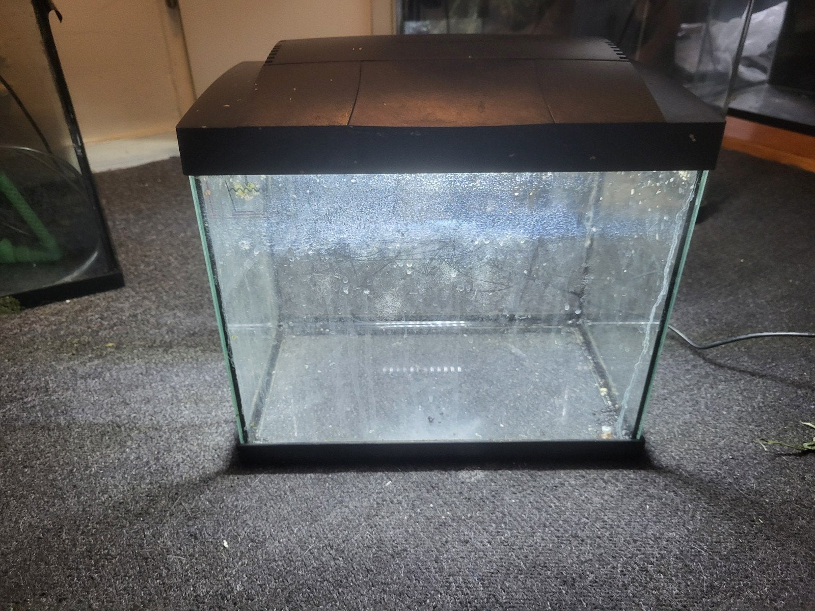 Super klein aquarium, Ophalen, Zo goed als nieuw, Leeg aquarium