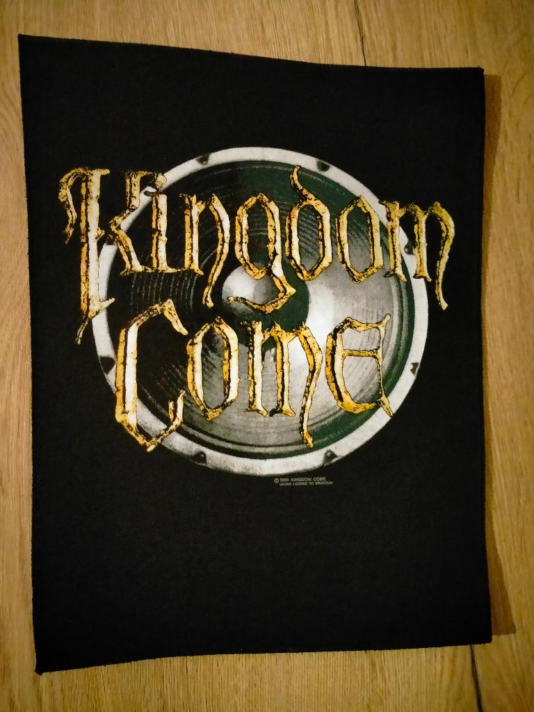 Kingdom Come 1989 vintage rock metal backpatch back patch, Ophalen of Verzenden, Zo goed als nieuw, Kleding