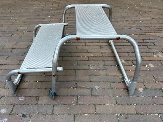 caravan trapje 2 tredes inklapbaar, Caravans en Kamperen, Caravan accessoires, Ophalen, Gebruikt