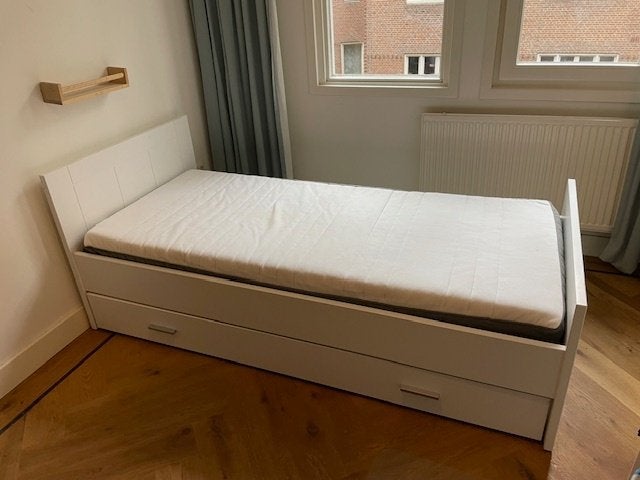 Bopita kinderbed incl. lattenbodem, Ophalen, 85 tot 100 cm, Gebruikt, Lattenbodem