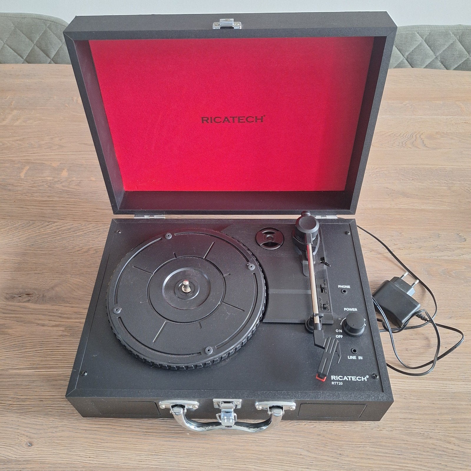 Draagbare Platenspeler Ricatech, Ophalen, Gebruikt, Platenspeler, Overige merken