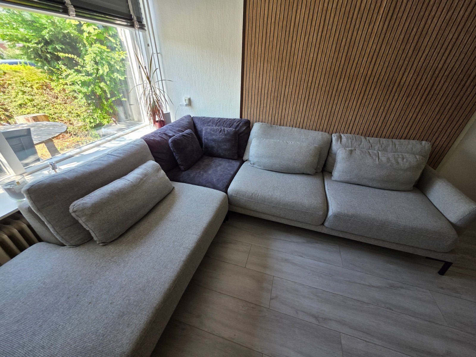 L-zits bank, Huis en Inrichting, Ophalen, 250 tot 300 cm, Gebruikt, Modern, modulair