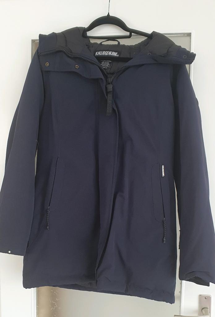 Winterjas voor voor vrouwen. Merk Khujogenuine, Maat 52/54 (L), Blauw, Khujogenuine, Ophalen of Verzenden