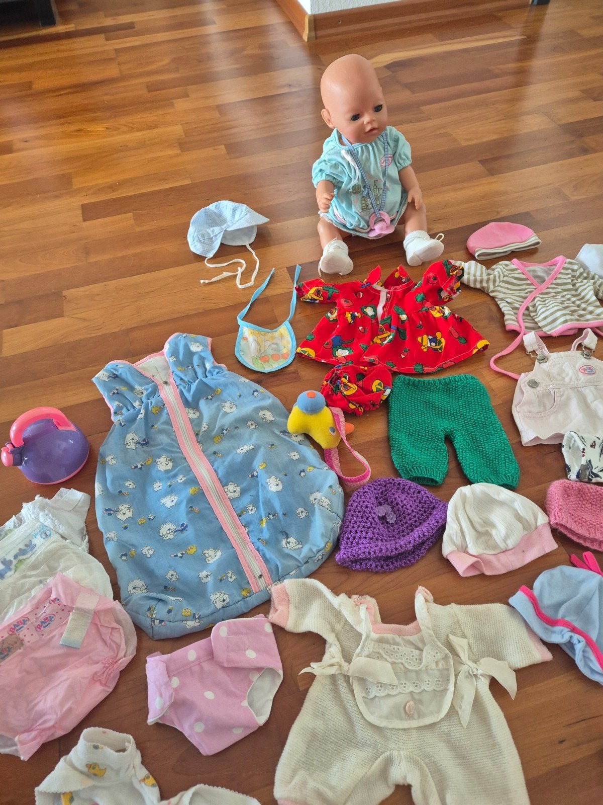 Babyborn pop met kleding etc., Ophalen of Verzenden, Gebruikt, Babypop