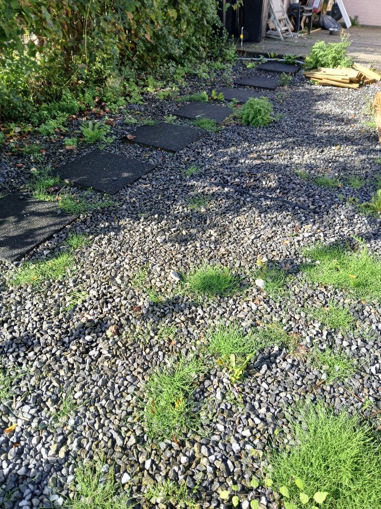 Split gratis, Tuin en Terras, Ophalen, Gebruikt, Antraciet, Split