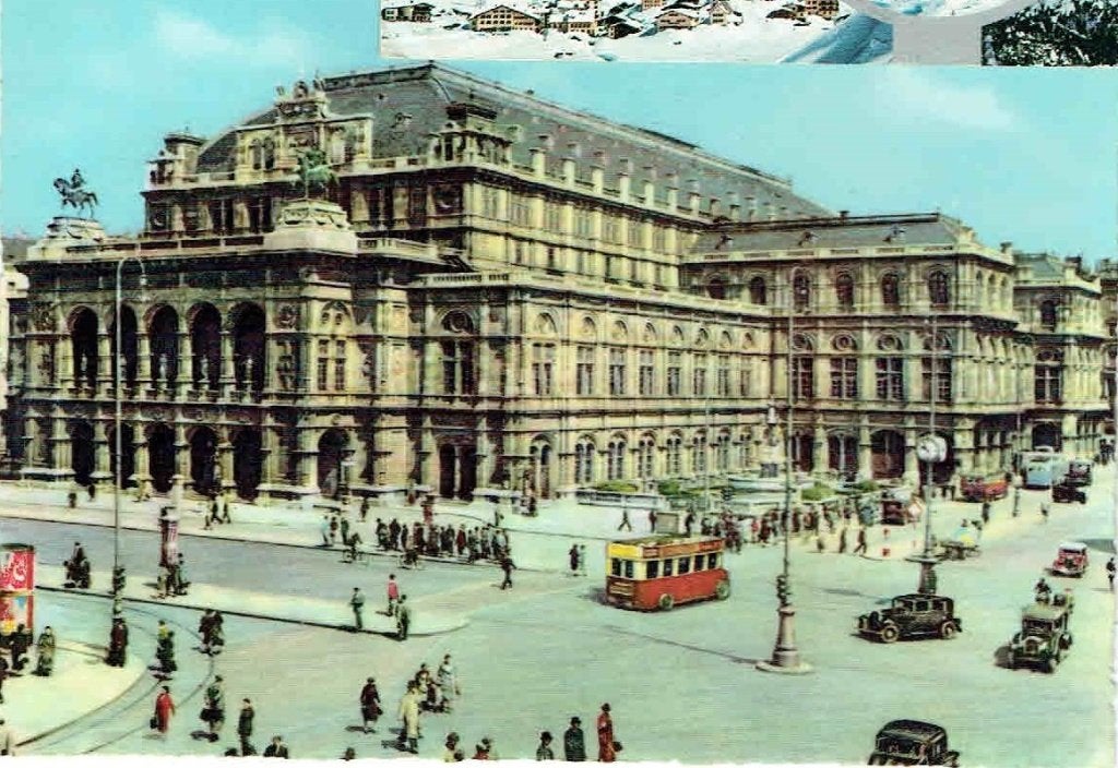 Oostenrijk 1965 Wenen Opera Muziek, Verzenden, 1960 tot 1980, Ongelopen, Gebouw