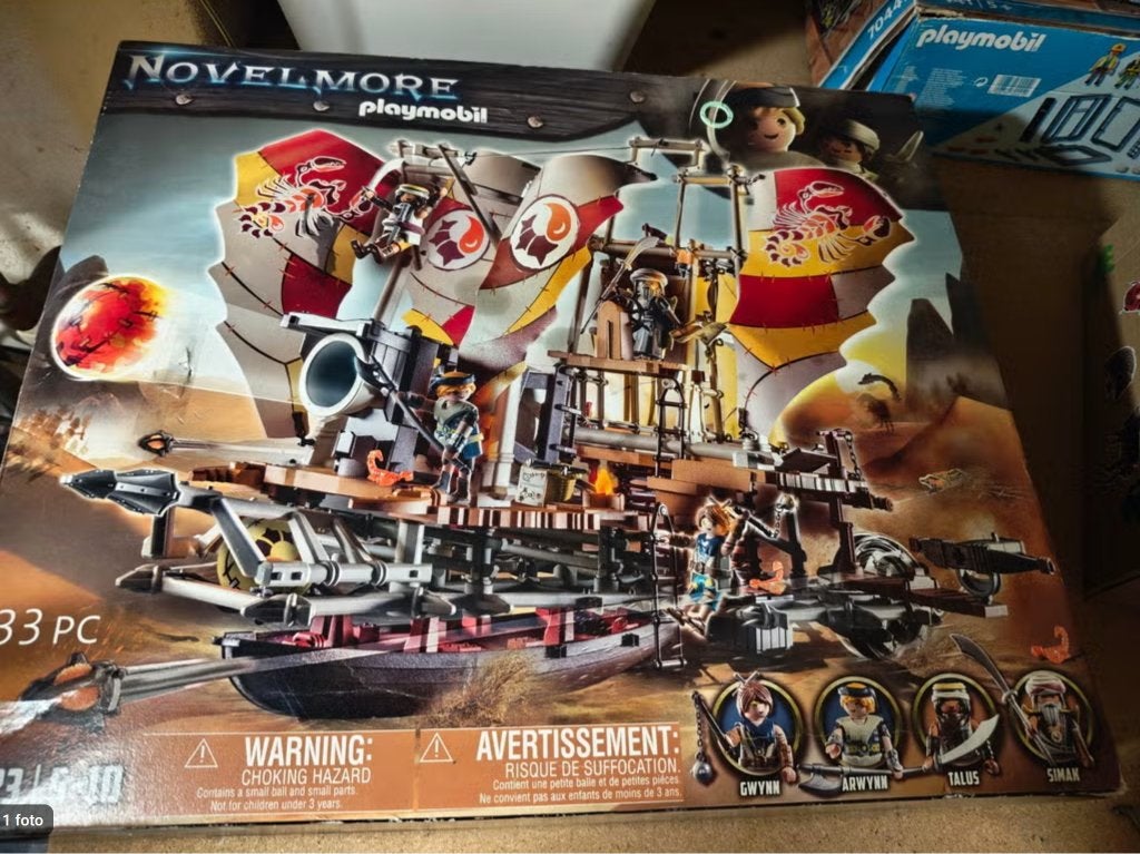 Playmobil Novelmore Invincible Fortress 70221, Complete set, Ophalen of Verzenden, Zo goed als nieuw, Boot/Schip