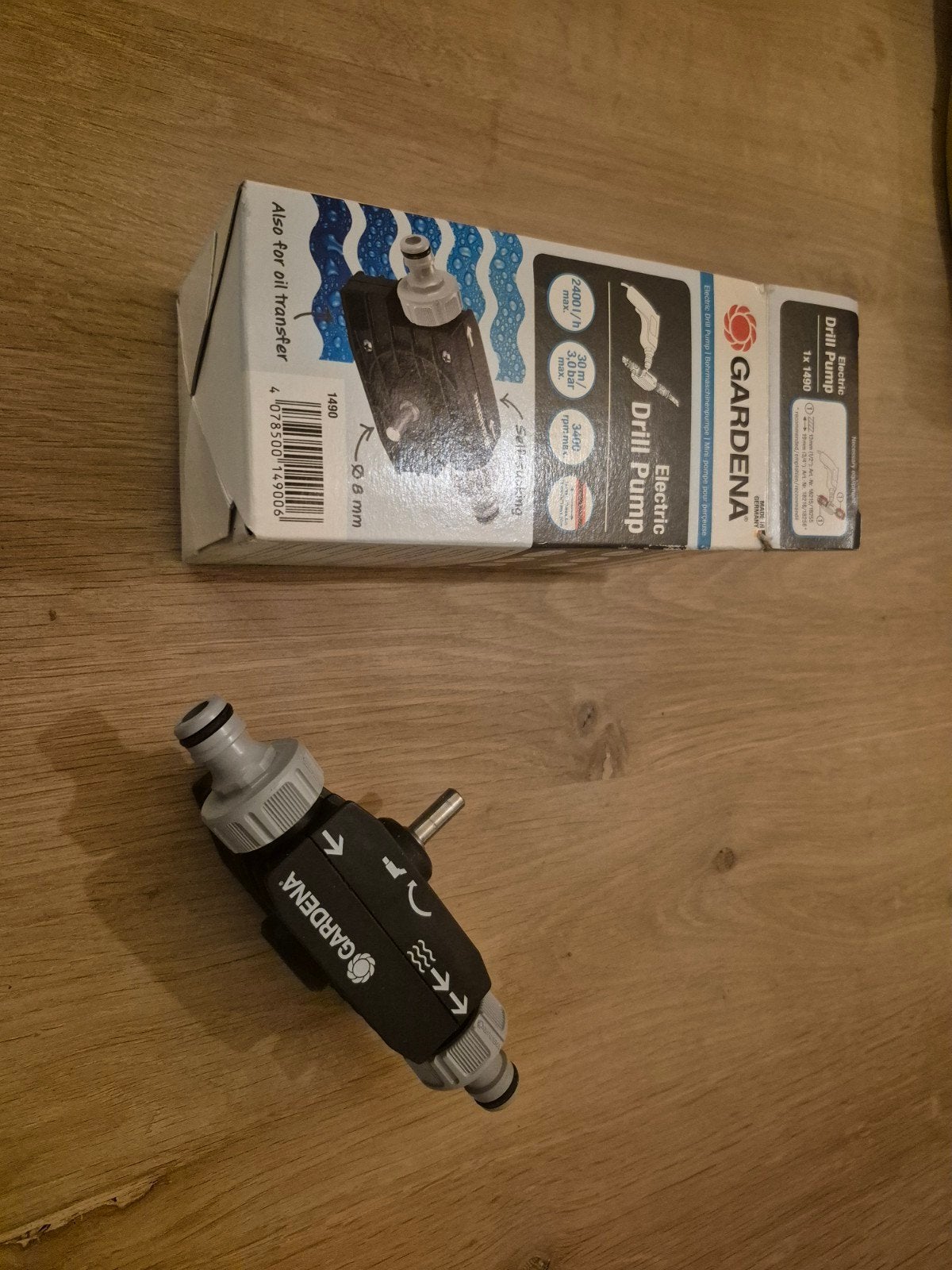 Gardena Boormachine Pomp - Elektrische Drill Pomp, Ophalen of Verzenden, Gebruikt, Overige typen
