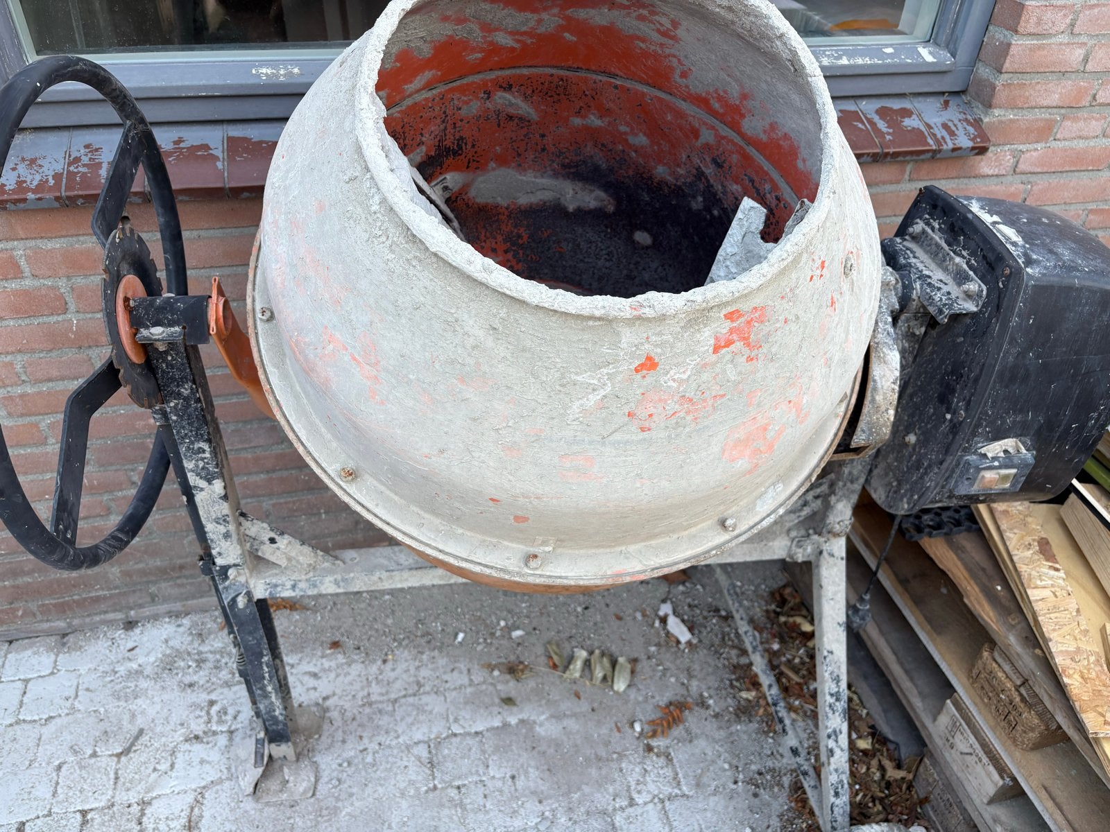 Gebruikte cementmolen / betonmixer, Doe-het-zelf en Verbouw, Ophalen, Gebruikt