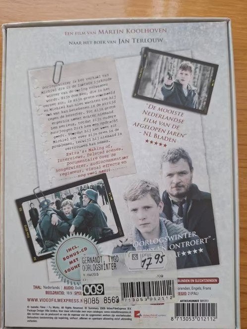 Dvd oorlogswinter. h, Vanaf 12 jaar, Ophalen of Verzenden, Zo goed als nieuw, Drama