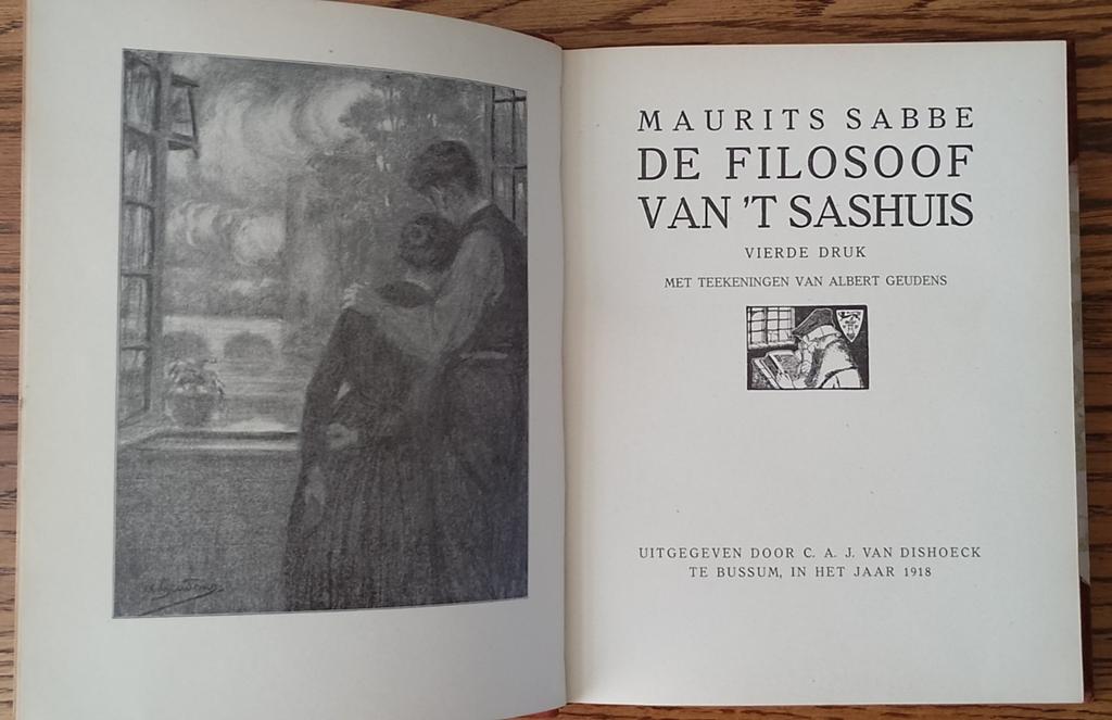 Maurits Sabbe De filosoof van 't Sashuis, Antiek en Kunst, Ophalen of Verzenden, Maurits Sabbe