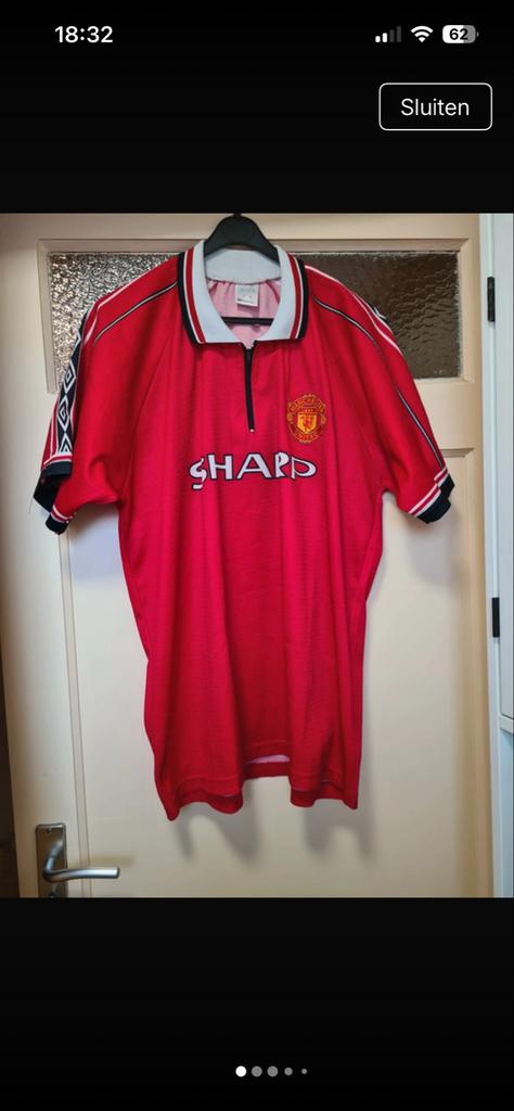 Vintage Manchester United voetbalshirt - Rood, Ophalen, Zo goed als nieuw