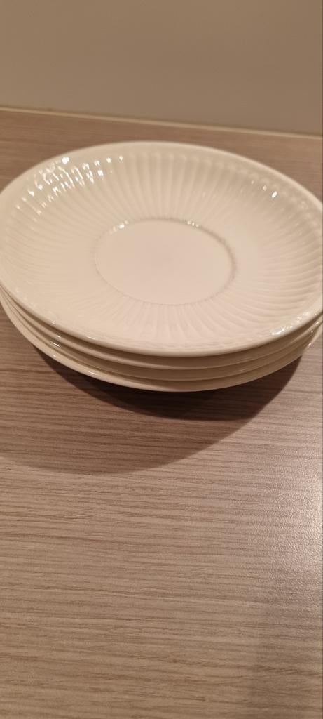 Wedgwood Edme schotels - set van 4, Ophalen, Gebruikt, Wedgwood, Kop(pen) en/of Schotel(s)