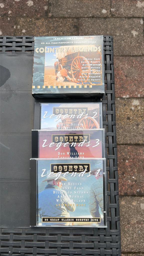 Cd box 3 country legends, Ophalen of Verzenden, Zo goed als nieuw, Country en Western