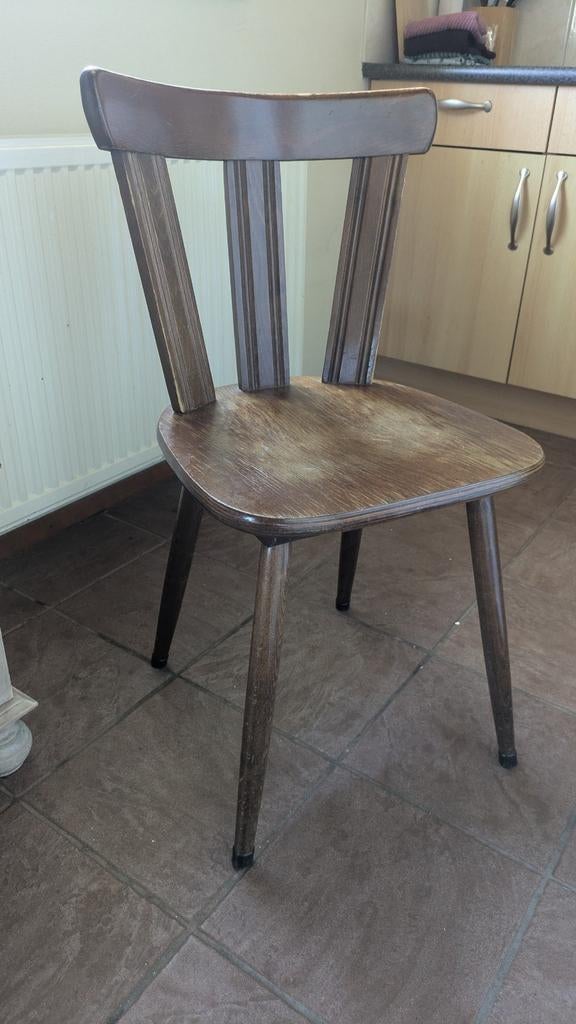 Horeca stoelen (ca. 20/25 stuks) vintage / cafe, Ophalen, Gebruikt, Bruin, Vijf, Zes of meer stoelen