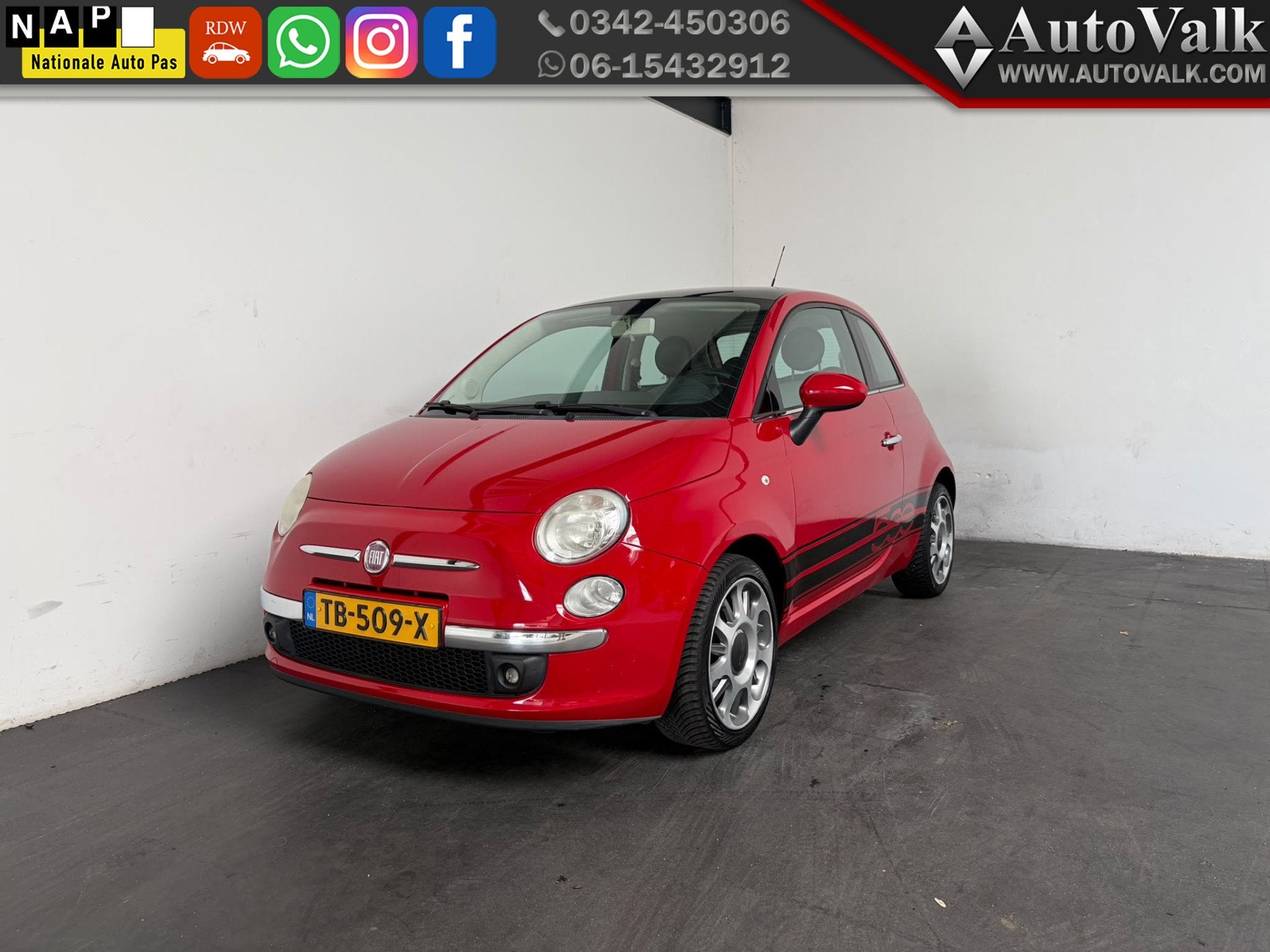 Fiat 500 1.2 Lounge. Pano. Airco! (bj 2011), Auto's, Fiat, Voorwielaandrijving, Euro 5, Gebruikt, 1242 cc