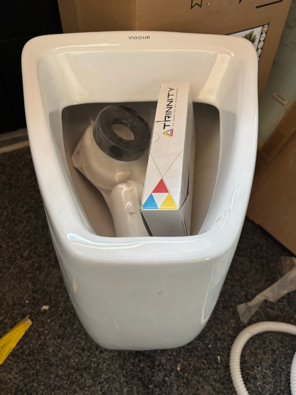 Vigour Urinoir Wit - Nieuw in Doos, Ophalen of Verzenden, Nieuw, Toilet