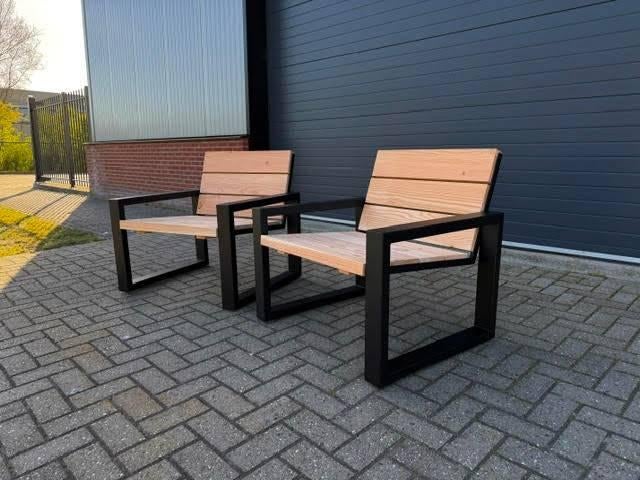 Douglas Houten Tuinstoel – Handgemaakt | Robuust & Op Maat, Wolvega, Nieuw, Ophalen of Verzenden, DeHoutenSchroef@gmail.com