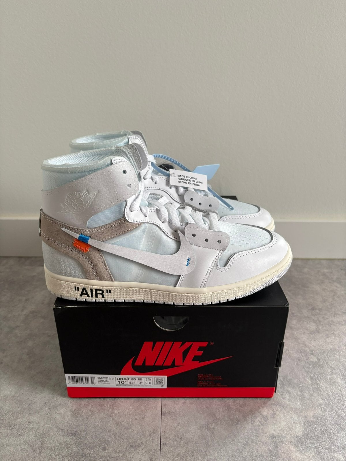Nike Air Jordan 1 Virgil Abloh Archive Alaska, Overige kleuren, Nieuw, Ophalen of Verzenden, Sneakers of Gympen