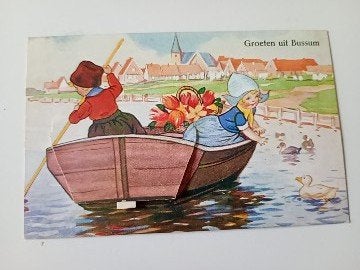 Bussum Leporellokaart 1936, Ophalen of Verzenden, 1920 tot 1940, Gelopen, Noord-Holland