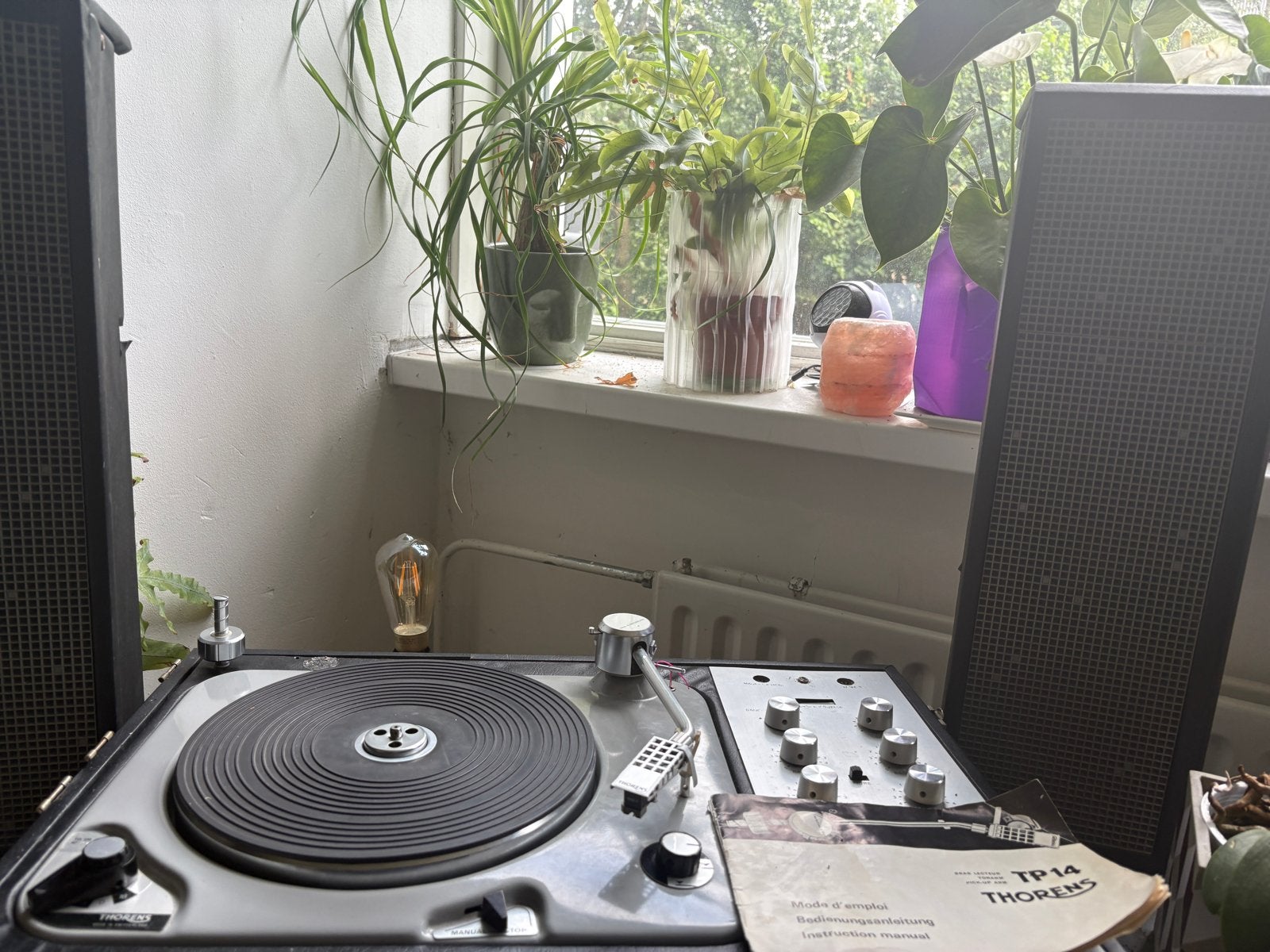 Thorens TD 135 MK2 Les Gemeaux Platenspeler Zeldzaam, Ophalen, Gebruikt, Automatisch, Thorens
