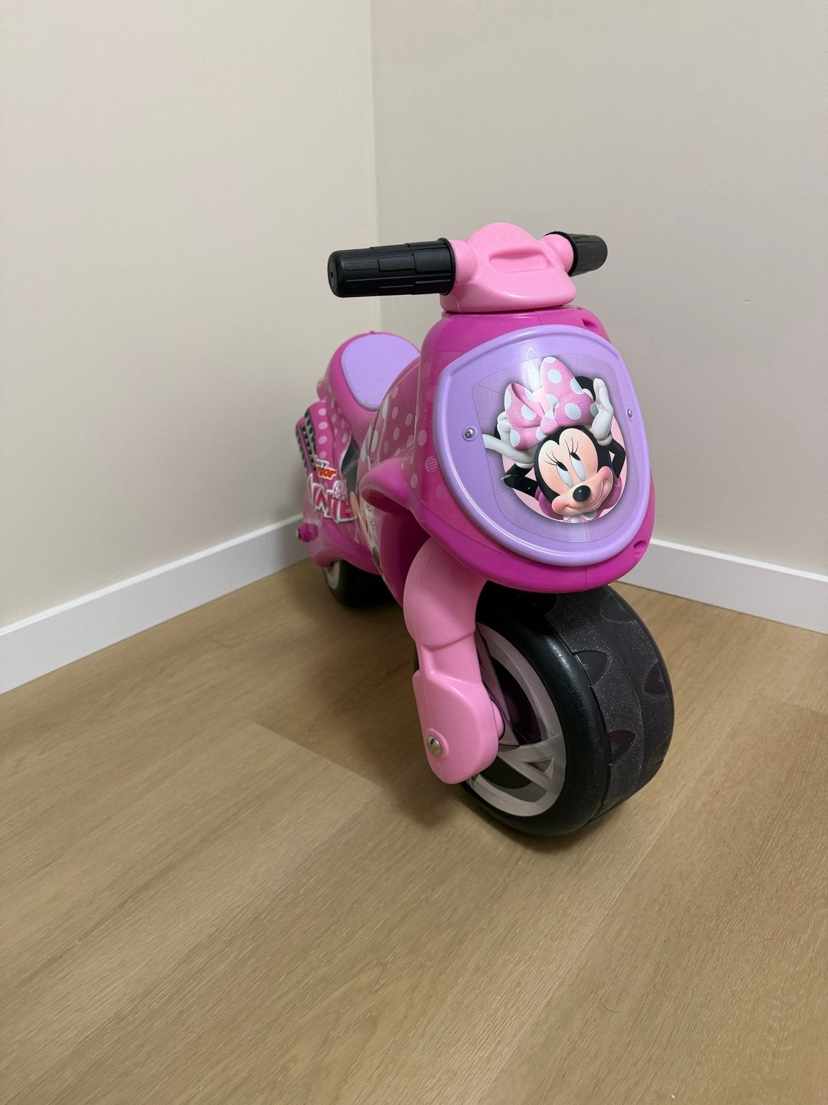 Minnie Mouse loopmotor roze, Ophalen, Zo goed als nieuw, Loopfiets