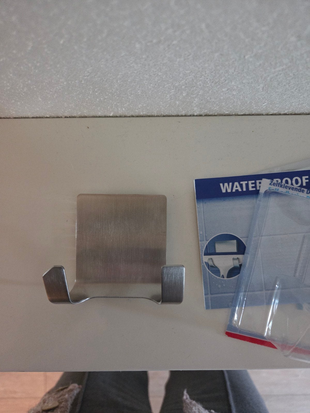 Waterproof haak RVS, Ophalen of Verzenden, Nieuw, Zilver, Metaal