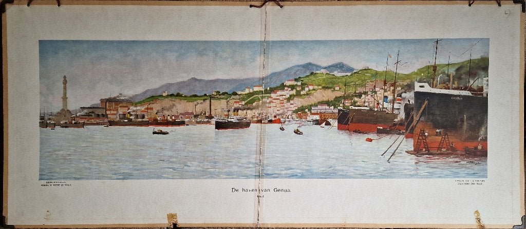 De haven van Genua - Italië / J. Gabriëlse, Ophalen, Geschiedenis
