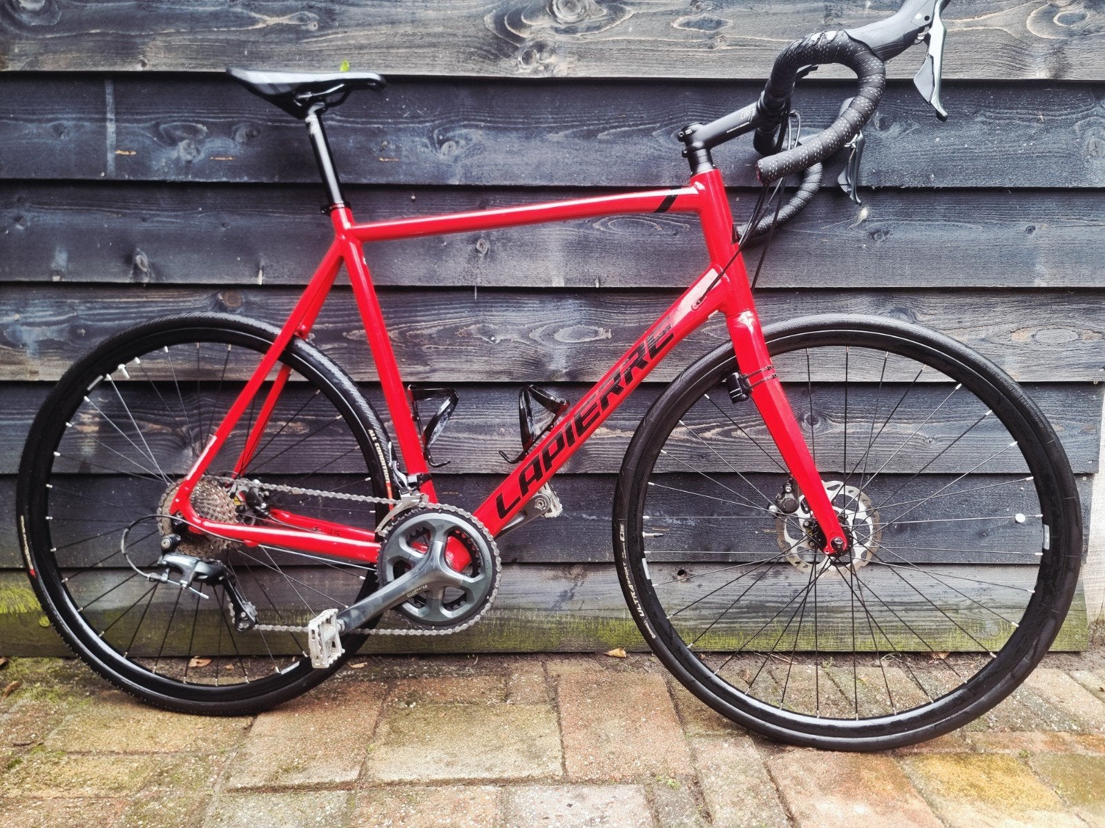 lapierre XXL racefiets schijfremmen nog geen 500 km gefietst, Fietsen en Brommers, Fietsen | Racefietsen, 28 inch, Heren, Aluminium
