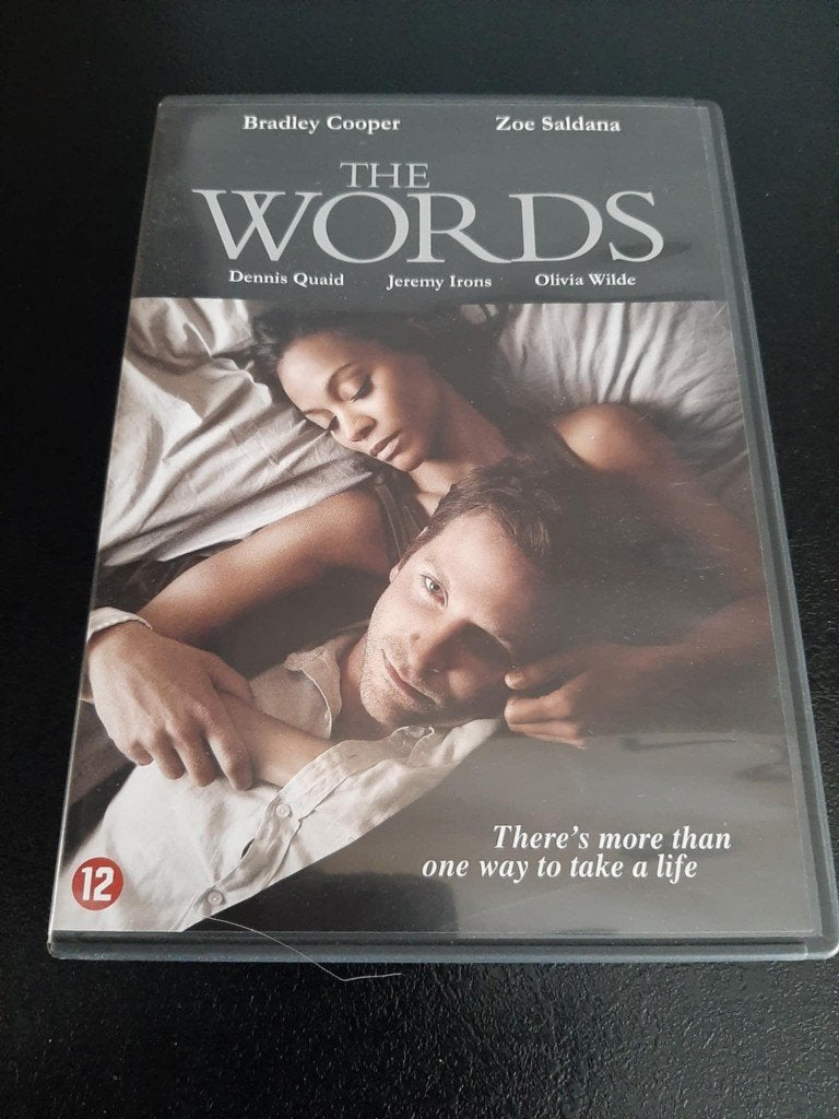 The words, Bradley Cooper, Zoe Saldana, Jeremy Irons!, Vanaf 12 jaar, Ophalen of Verzenden, Gebruikt, Overige genres
