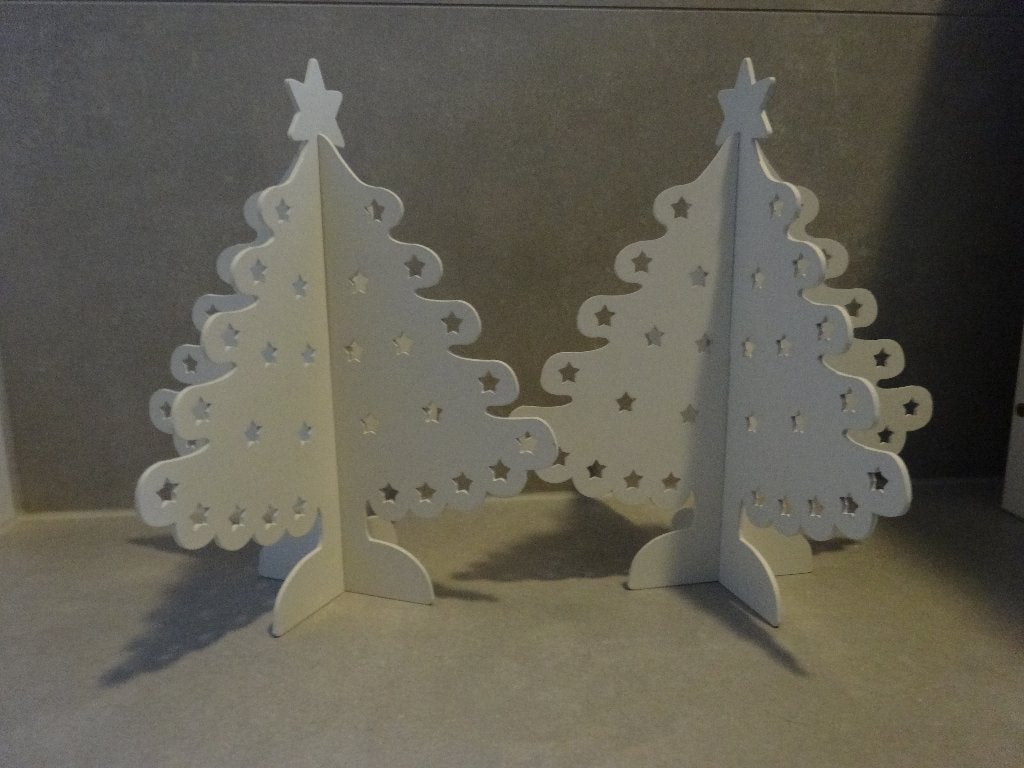2x houten kerstboom (NIEUW), Ophalen of Verzenden, Nieuw