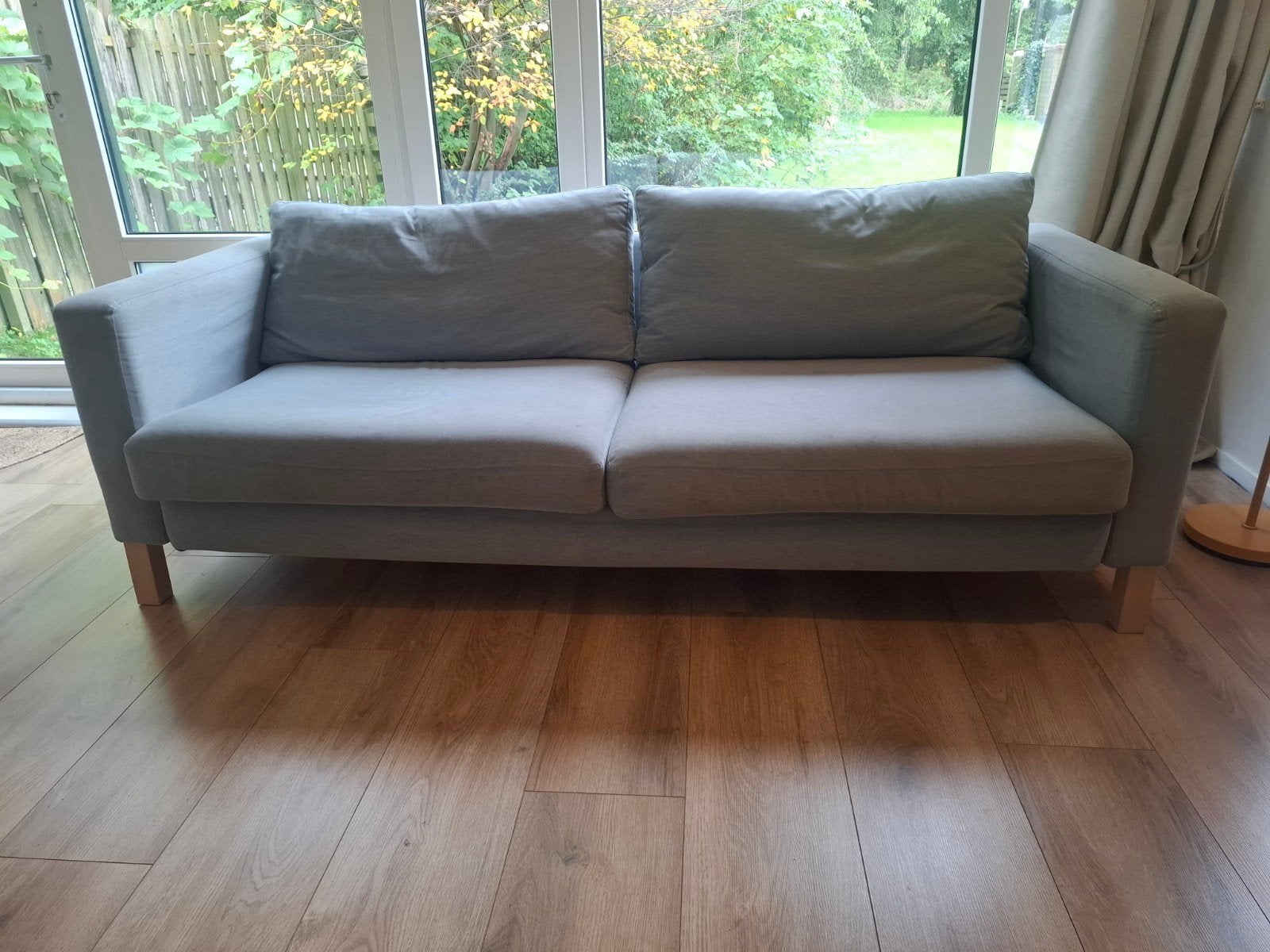 IKEA Karlstad bank - hoezen afneembaar en wasbaar, Ophalen, Gebruikt, Driepersoons, 75 tot 100 cm