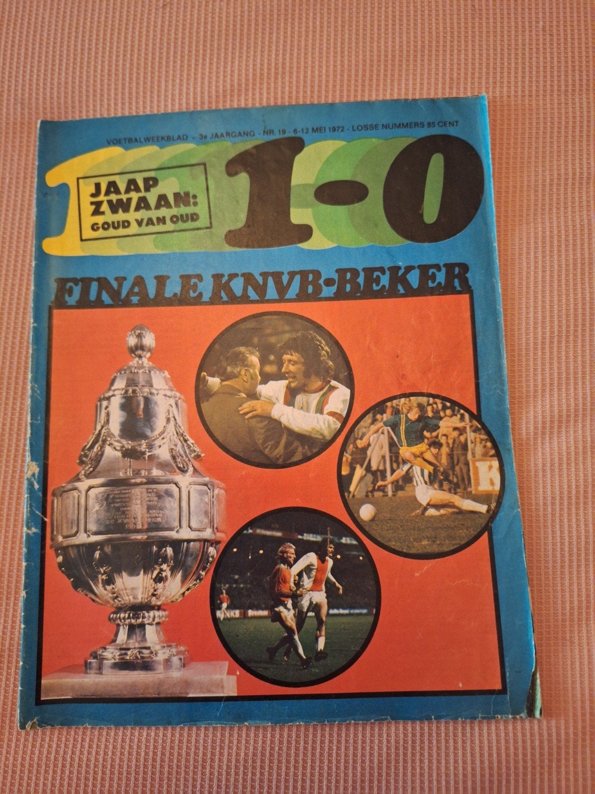 tijdschrift finale knvb beker - Jaap Zwaan, Verzamelen, Ophalen of Verzenden