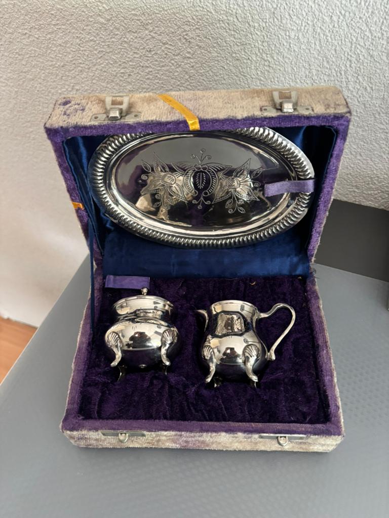 vintage thee-koffie servies, Antiek en Kunst, Antiek | Goud en Zilver, Ophalen