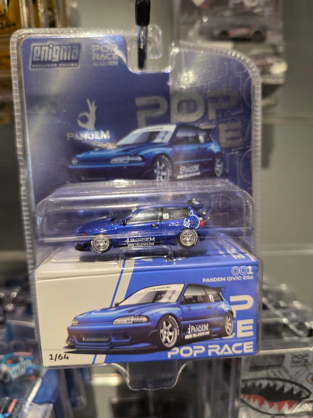 Pop Race Pandem Civic EG6 1/64 modelauto, Onbekend, Nieuw, Ophalen of Verzenden, Onbekend