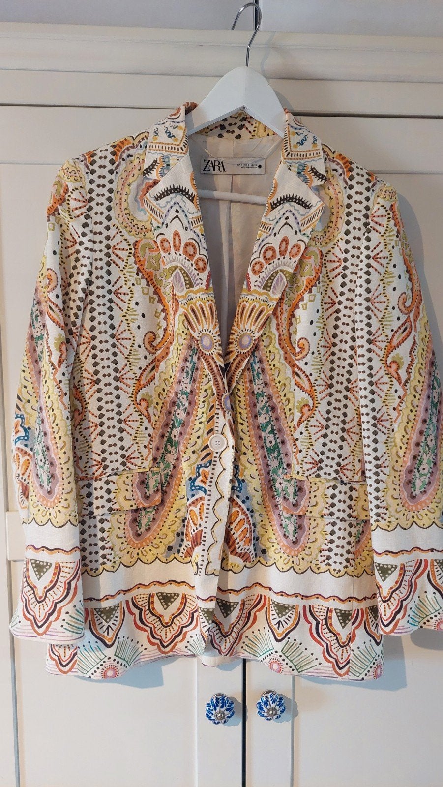 beautiful bohemian blazer zara S, Meerkleurig, Zara, Ophalen of Verzenden, Zo goed als nieuw