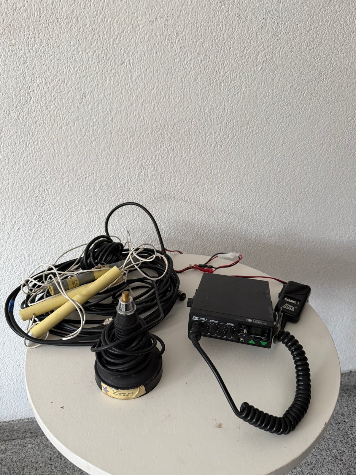 Vintage dnt Formel 1 CB-radio | Complete set, Telecommunicatie, Ophalen, Gebruikt
