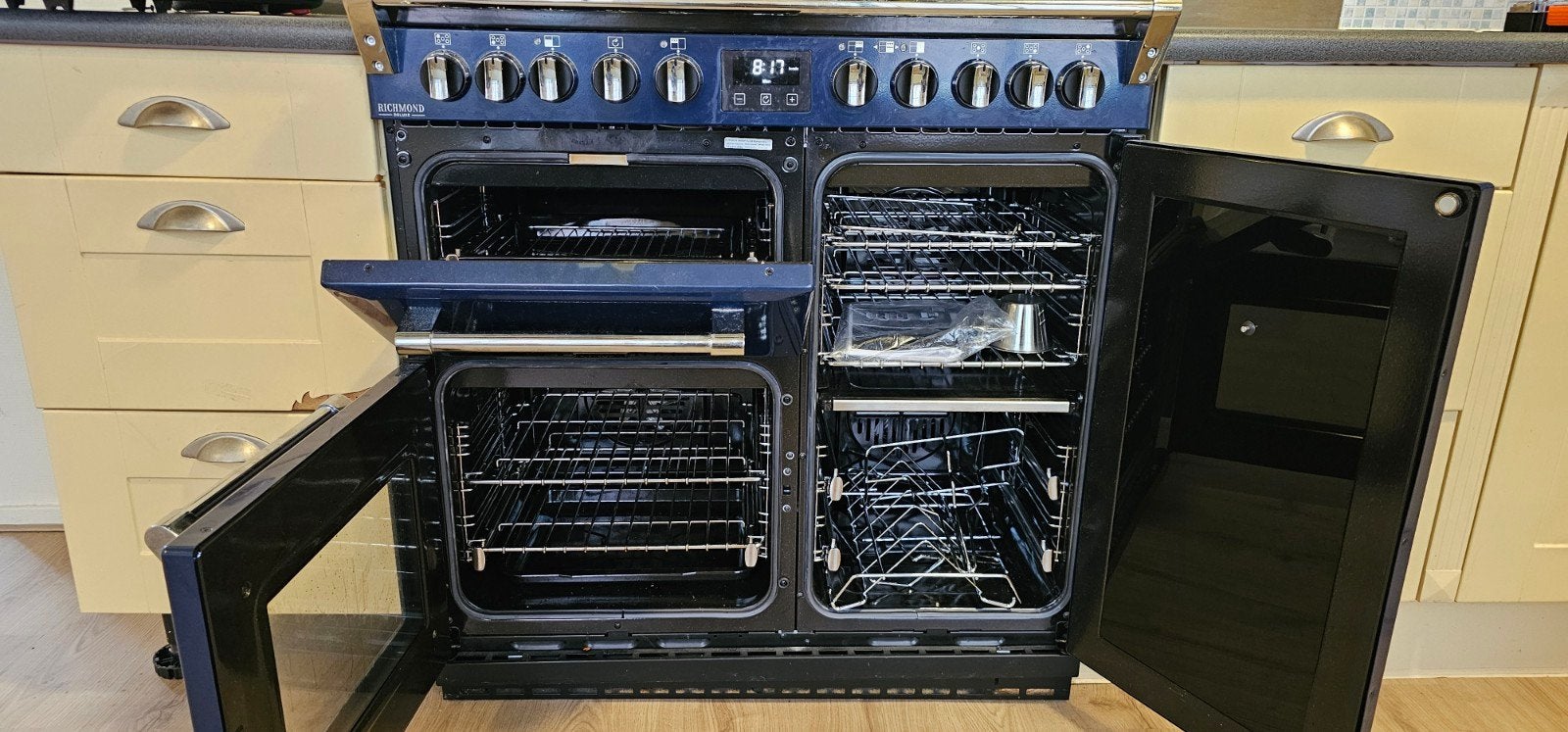 Gasfornuis Richmond Deluxe, Ophalen, 60 cm of meer, Zo goed als nieuw, Gas