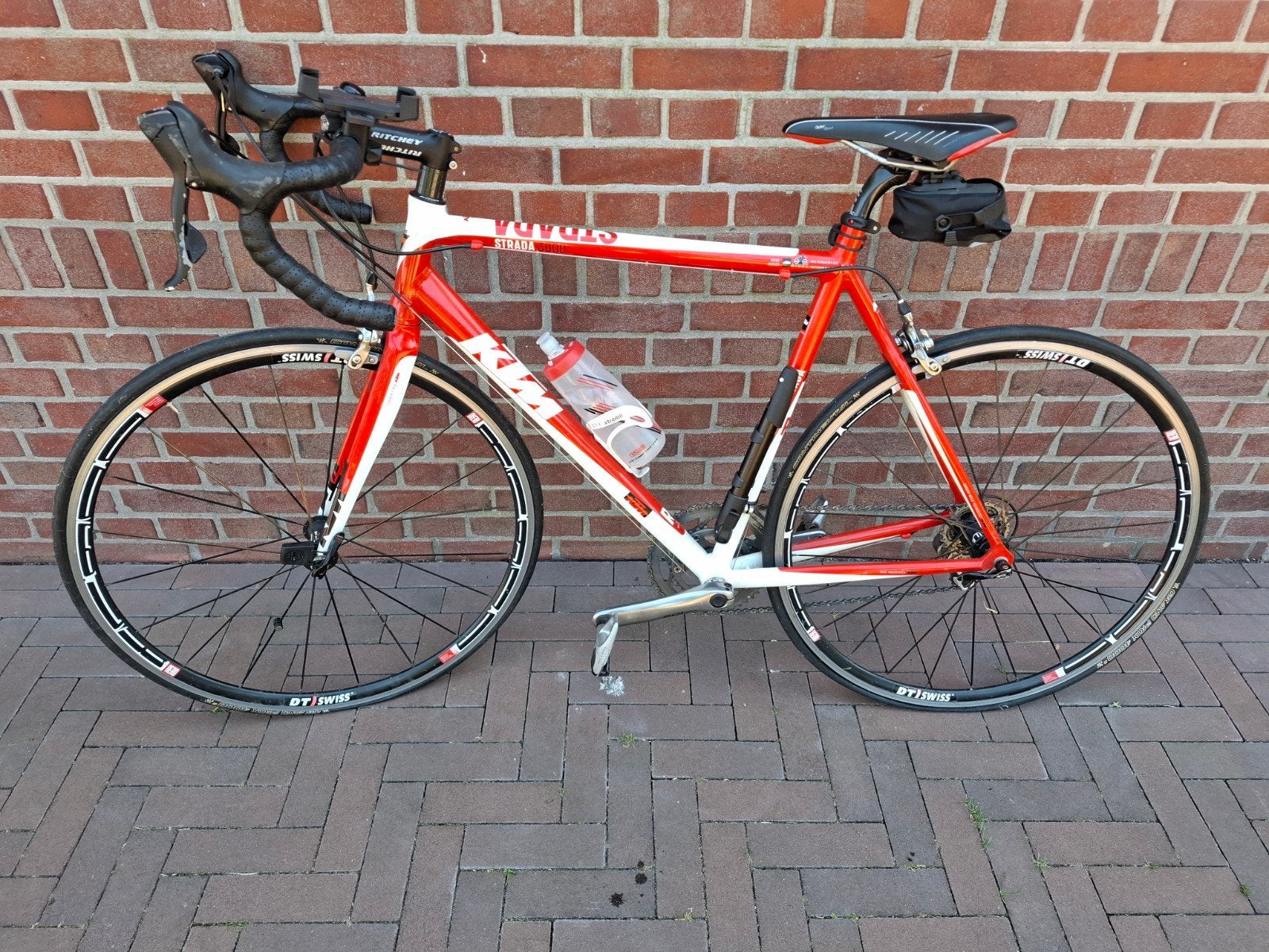 KTM Strada racefiets met Shimano 105 - Zo goed als nieuw, Gebruikt, Aluminium, Meer dan 20 versnellingen, 53 tot 57 cm