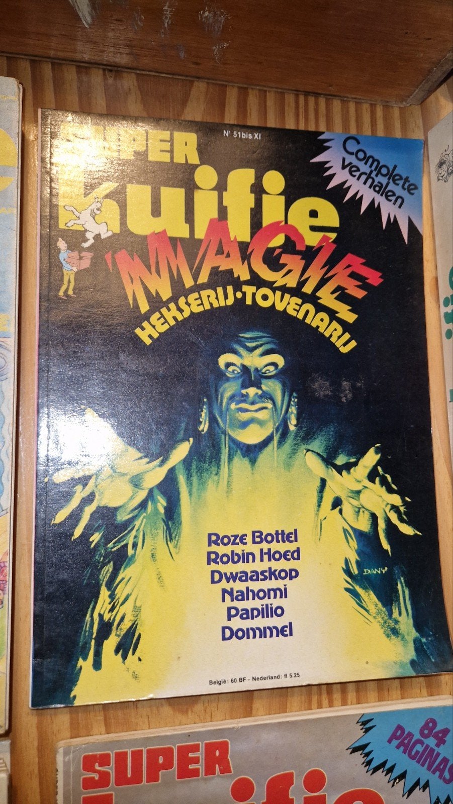 5 x Kuifje weekblad strip superkuifje, Ophalen of Verzenden