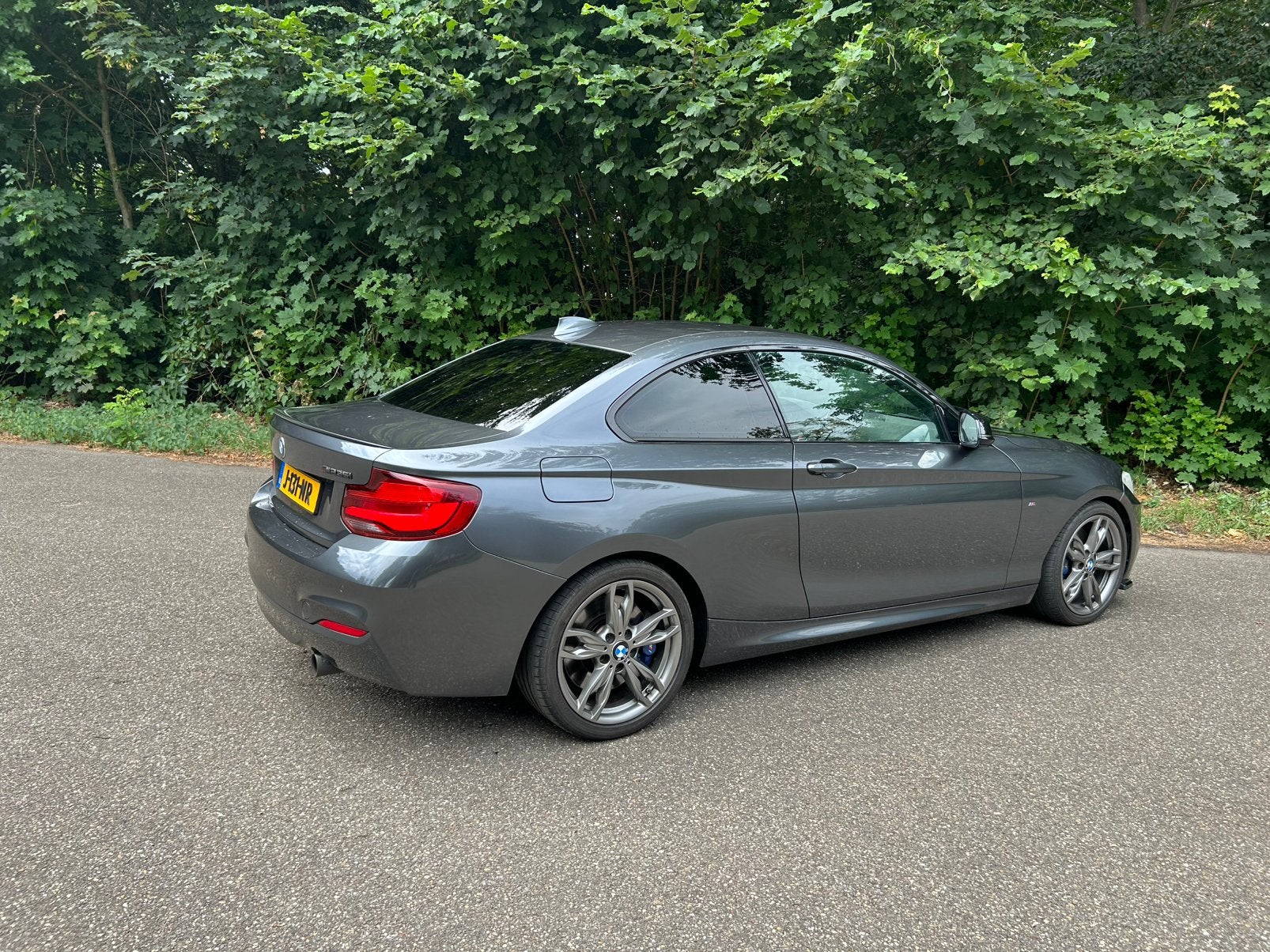 BMW 2-Serie M235i, Auto's, Achterwielaandrijving, Zwart, 1445 kg, Leder