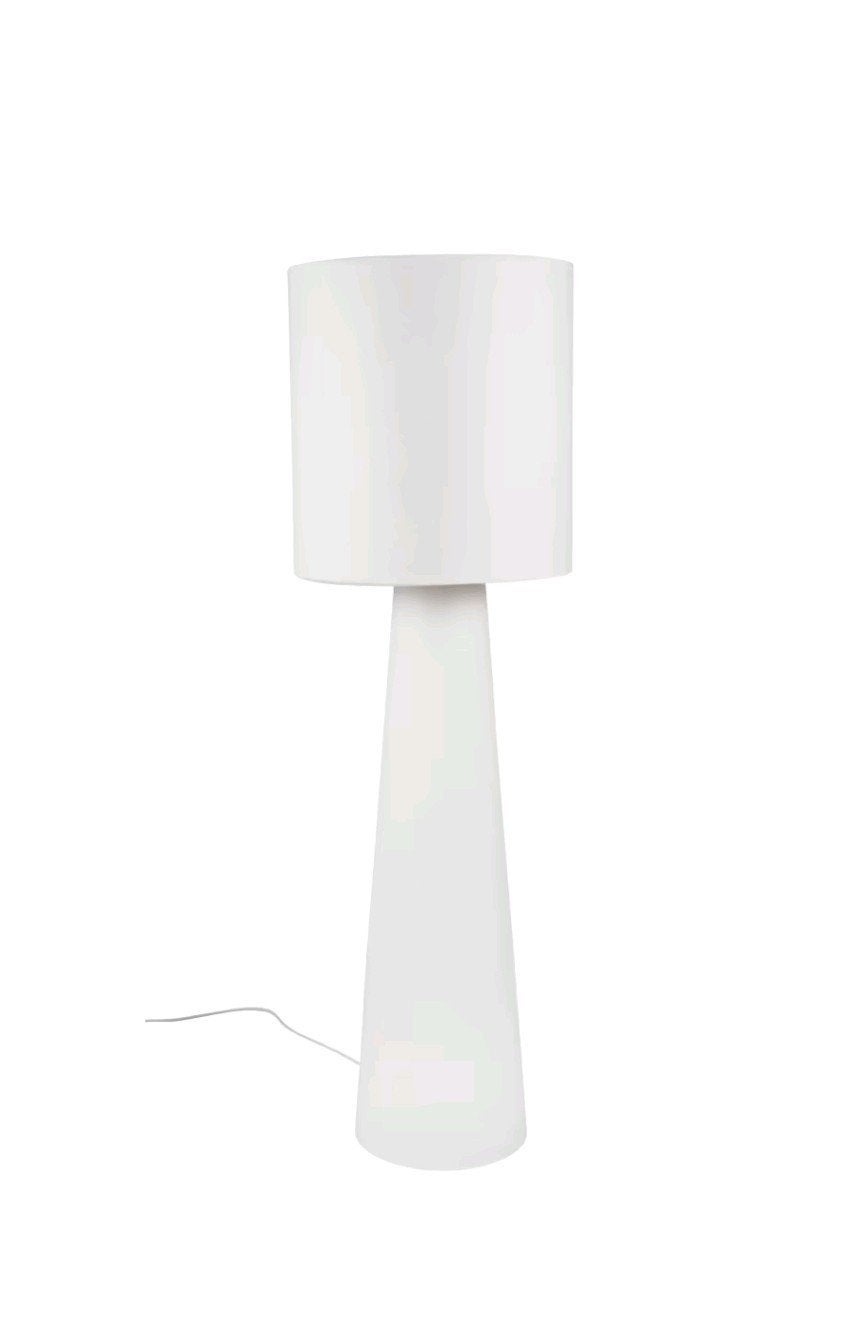 Witte vloerlamp van Maison du monde, Ophalen, Zo goed als nieuw, Natuurlijk materiaal, 100 tot 150 cm