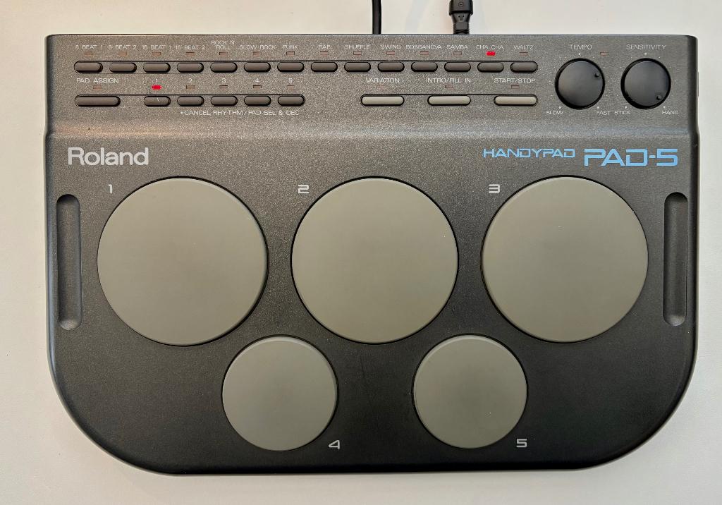 Roland Pad-5 Handypad Drumpad, Muziek en Instrumenten, Drumstellen en Slagwerk, Verzenden, Gebruikt, Roland, Elektronisch