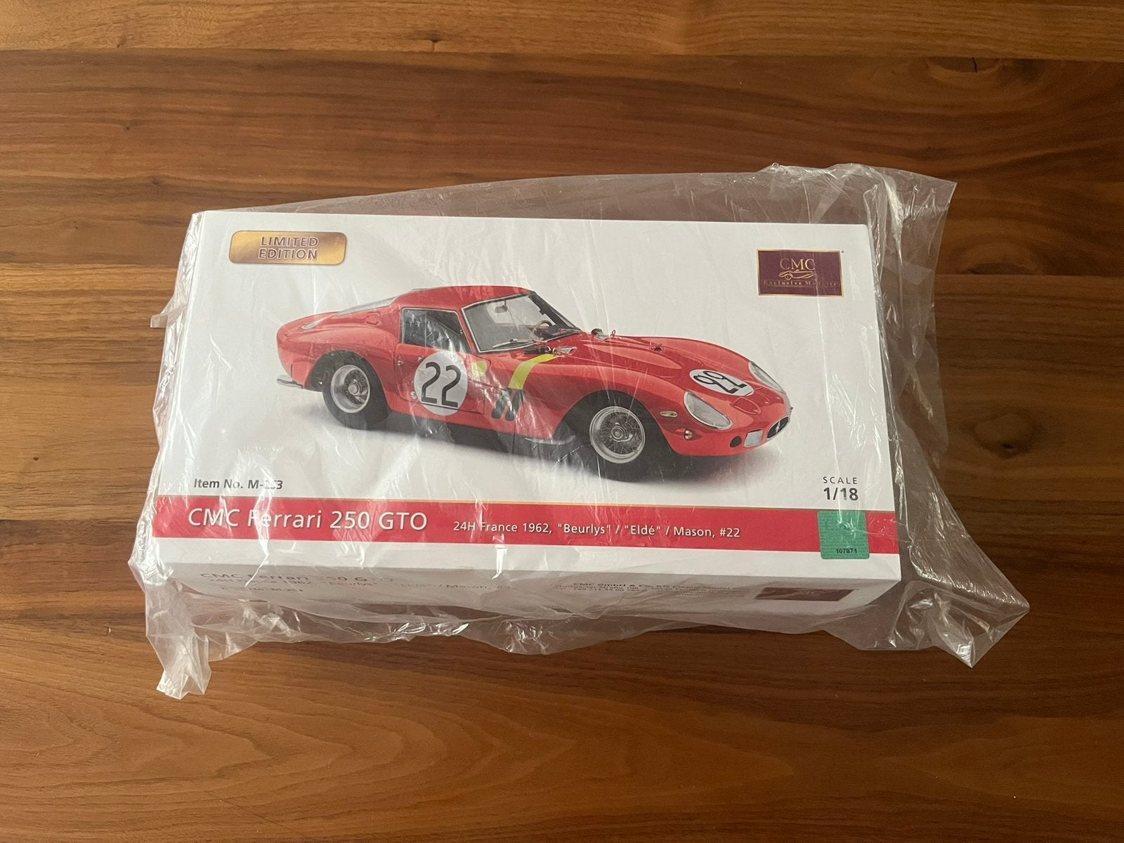 Ferrari 250 GTO Le Mans #22 CMC 1:18, Hobby en Vrije tijd, Verzenden, Zo goed als nieuw, Overige merken