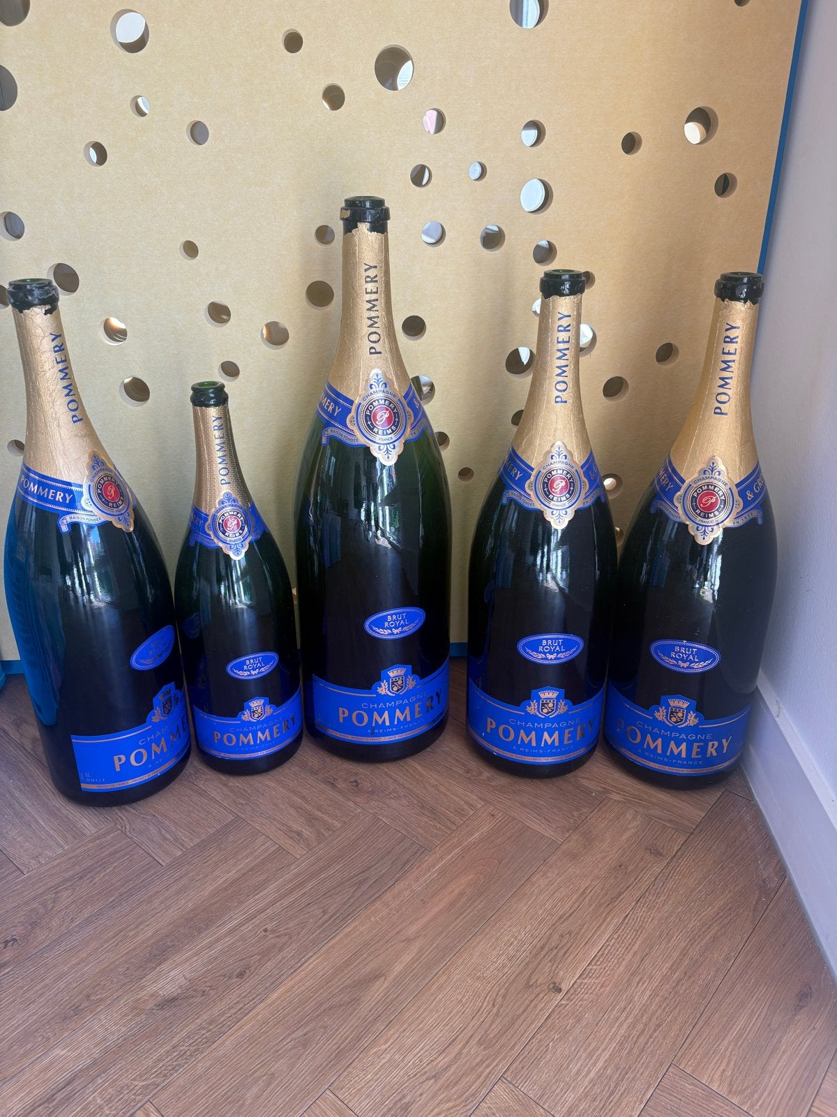 Lege champagne flessen, Verzamelen, Ophalen, Gebruikt