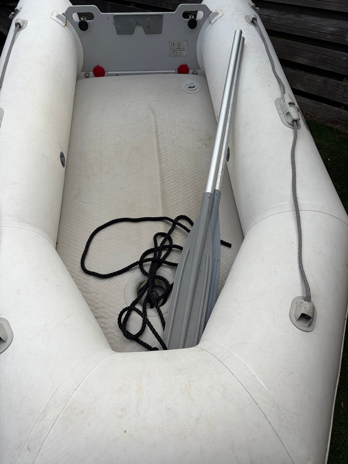 Arimar 270 rubberboot met airdeck en transportwielen, Watersport en Boten, Hengelsport | Algemeen, Ophalen, Gebruikt